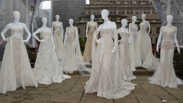 New York Oktober Presentation Lee Petra Grebenau Fall 2020 Bridal — Stockfoto