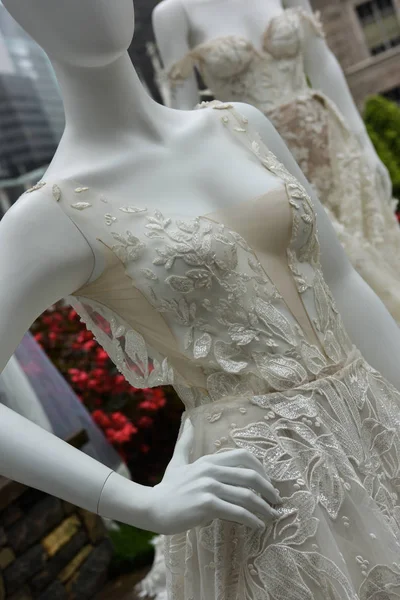 New York Oktober Presentation Lee Petra Grebenau Fall 2020 Bridal — Stockfoto