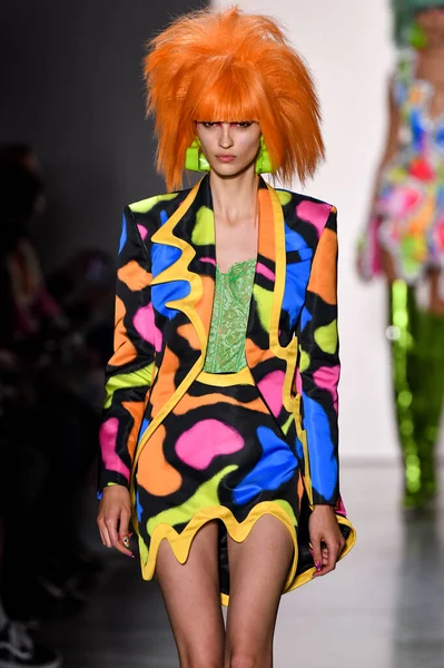 New York September Model Walk Runway Nyfw Shows Gallery Gallery — 스톡 사진