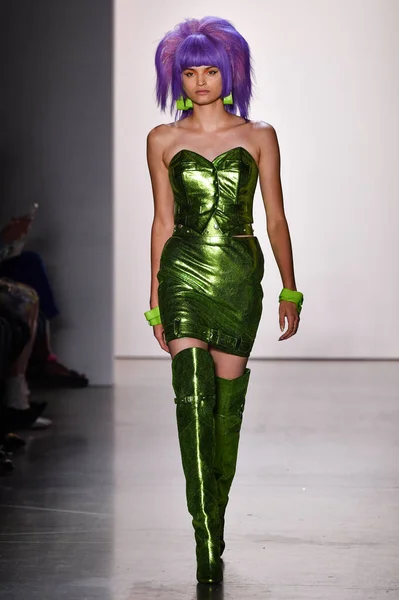 New York September Model Walk Runway Nyfw Shows Gallery Gallery — 스톡 사진