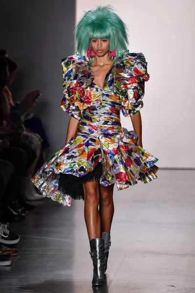 New York September Model Walk Runway Nyfw Shows Gallery Gallery — 스톡 사진