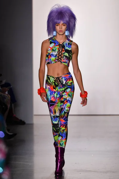 New York New York September Nyfw Sırasında Jeremy Scott Için — Stok fotoğraf