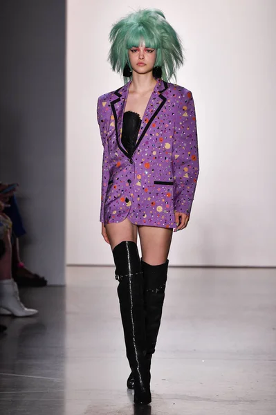 New York September Model Walk Runway Nyfw Shows Gallery Gallery — 스톡 사진