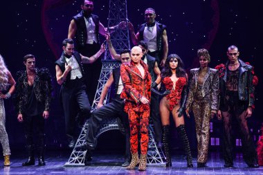 NEW YORK, New York Moda Haftası boyunca The Blonds x Moulin Rouge için poz verenler: The Show on September 09, 2019, NYC.
