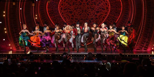 New York New York September Performance Stage Blonds Moulin Rouge — Stock Photo, Image