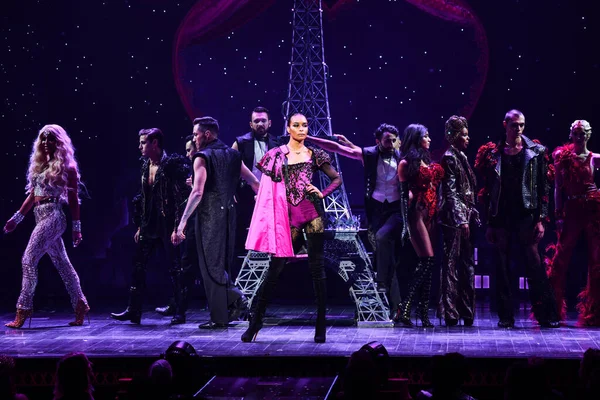 New York New York Szeptember Performance Stage Blonds Moulin Rouge — Stock Fotó