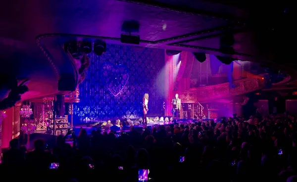 New York New York September Rehearsal Blonds Moulin Rouge Musical — Stock Photo, Image