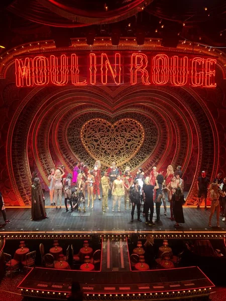 New York New York September Rehearsal Blonds Moulin Rouge Musical — Stock Photo, Image