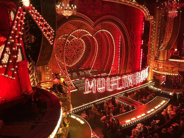 New York Eptember Blonds Moulin Rouge Dan Önceki Genel Atmosfer — Stok fotoğraf