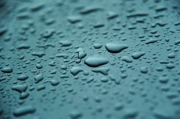 Resumo Fundo Gota Chuva Início Manhã Após Chuva Forte — Fotografia de Stock