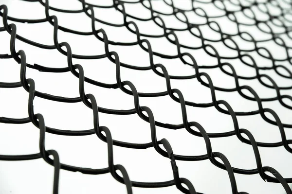 Metal Fence Structure Closeup — Stock Photo, Image