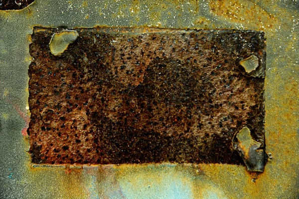 Artistic Metal Background Rust Old Paint — Stock Photo, Image