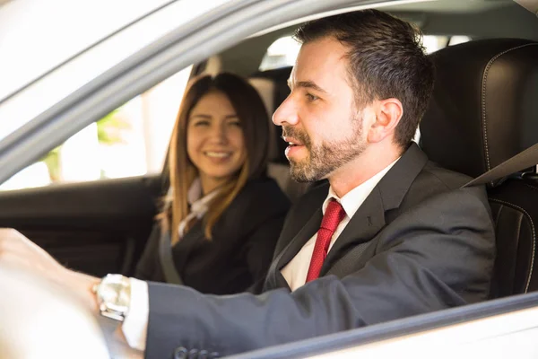 Kollegen auf Geschäftsreise — Stockfoto