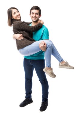 Latince adam taşıyan kız