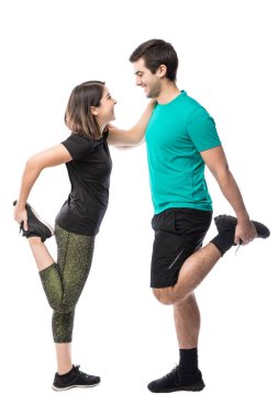 Bir çift esneme bacağı