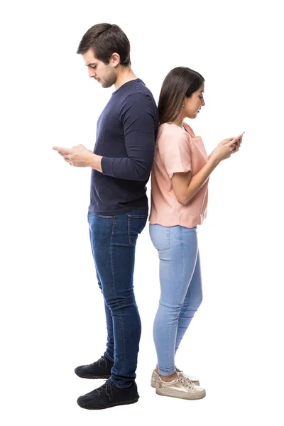 Couple ignoring each other — Stock Photo, Image
