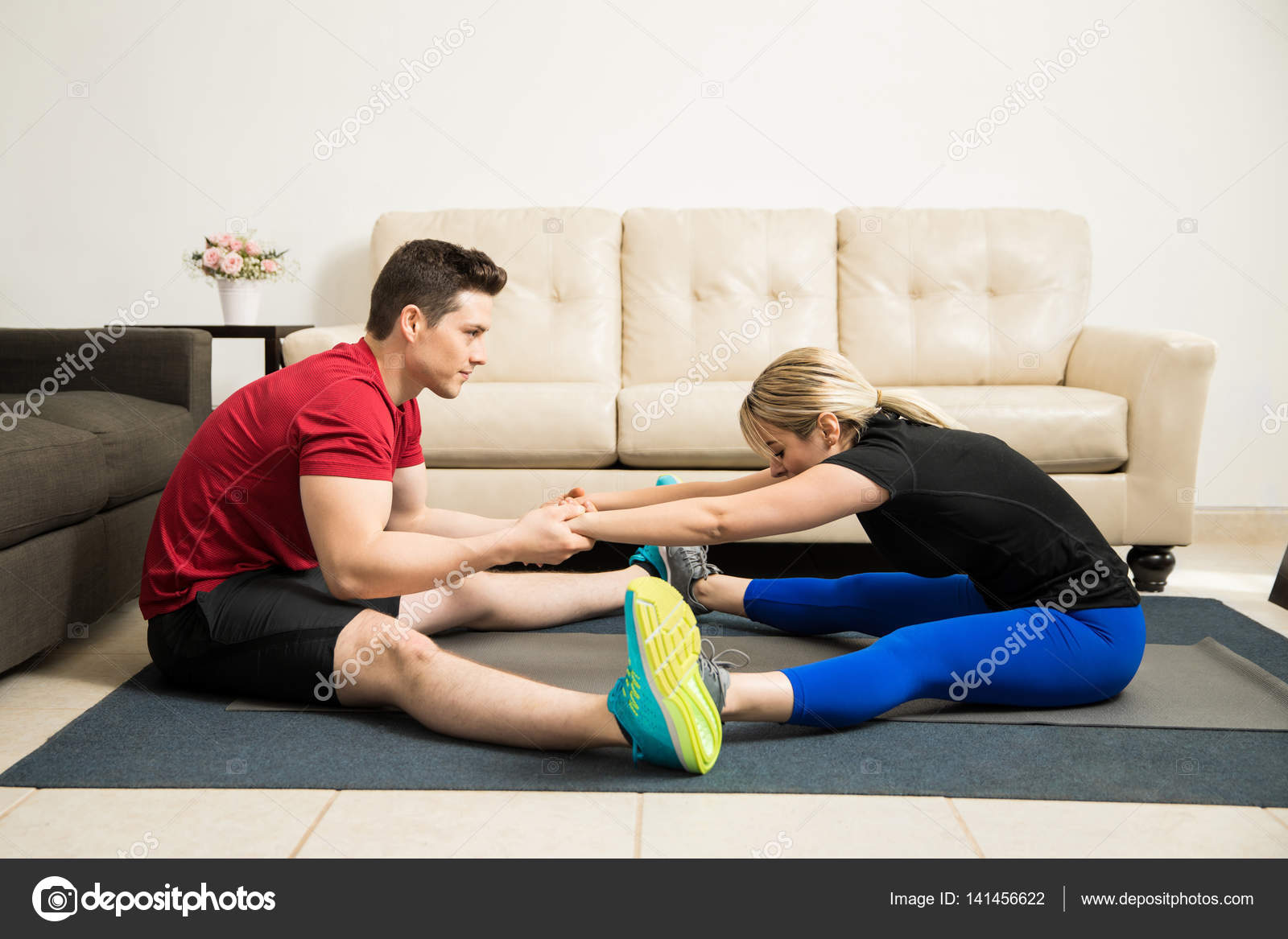 Couple stretching exercises hotsell