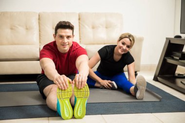 Çift egzersiz öncesine Isınma