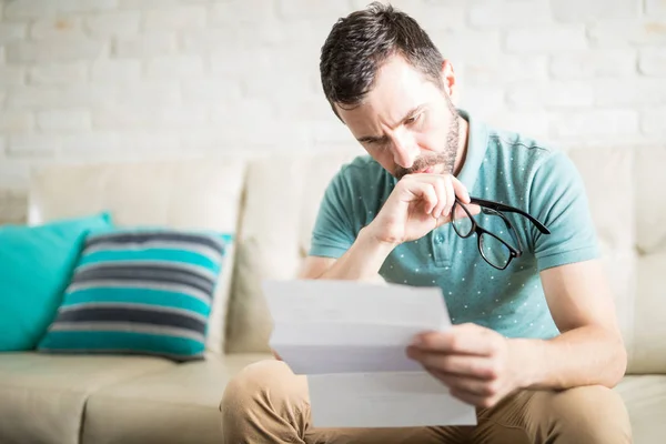 Young worried man — Stock Photo, Image