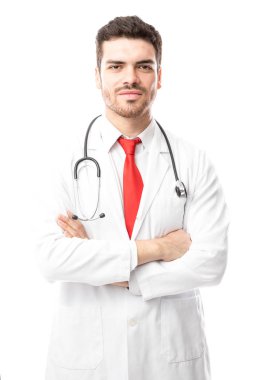 yakışıklı erkek doktor
