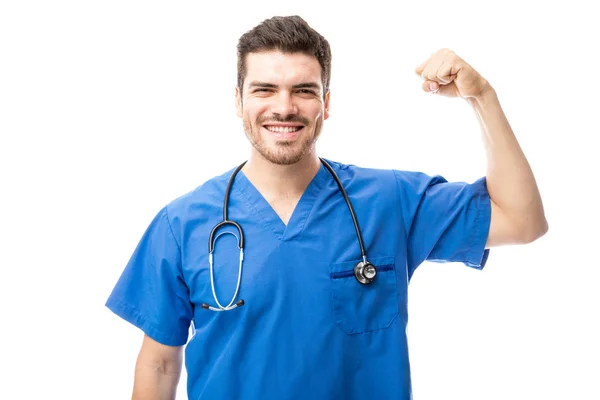 Stilig spansktalande läkare — Stockfoto
