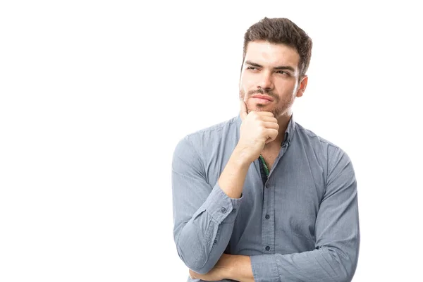 Thoughtful young man — Stock Photo, Image