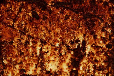 Parlak bir paslı parça metal, arka plan doku