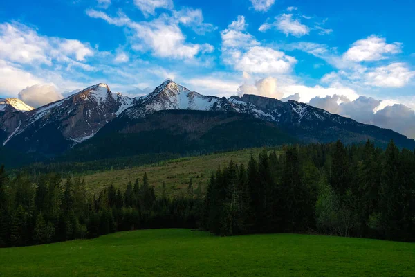 Paisaje de montaña. Montañas Tatra, Eslovaquia. Naturaleza —  Fotos de Stock