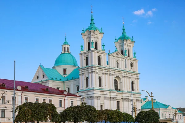 Grodno Bielorussia Maggio 2019 Famoso Punto Riferimento Cattedrale San Francesco — Foto Stock