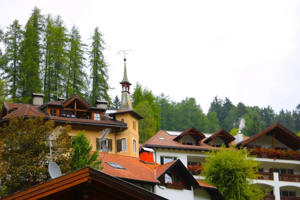 Leere Straßen Kleinen Dörfern Italien Während Quarantäne Coronavirus Selektiver Fokus — Stockfoto