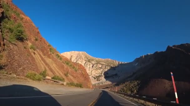 Natura Meravigliosa Red Canyon Nello Utah Guida Strade Campagna — Video Stock