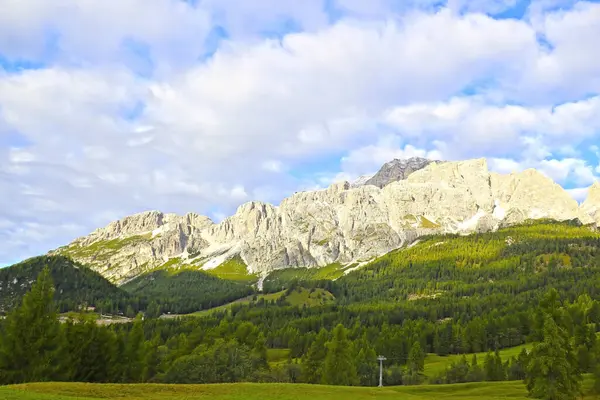 Vista Los Alpes Dolomitas Italia Enfoque Selectivo —  Fotos de Stock