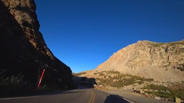 Prachtige Natuur Bij Red Canyon Utah Rijden Landwegen — Stockvideo