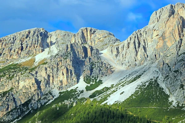 Blauer Himmel Sommer Dolomiten Italien — Stockfoto