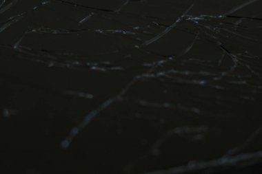 Kırık cep telefonu ekranı, arka plan. Cep telefonu tamiri. Seçici odak