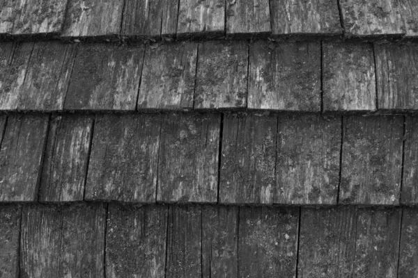 Wooden Old Retro Style Roof Texture Old House — Stock Photo, Image