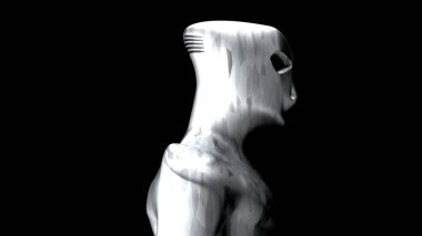  Cyborg gümüş whith karbon ışık 16