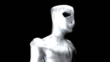 Cyborg gümüş whith karbon ışık 17