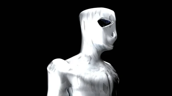 Cyborg gümüş whith karbon ışık 17