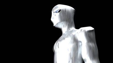 Cyborg gümüş whith karbon açık 19