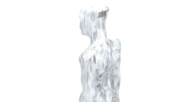 Cyborg karbon ışık 32 ile gümüş