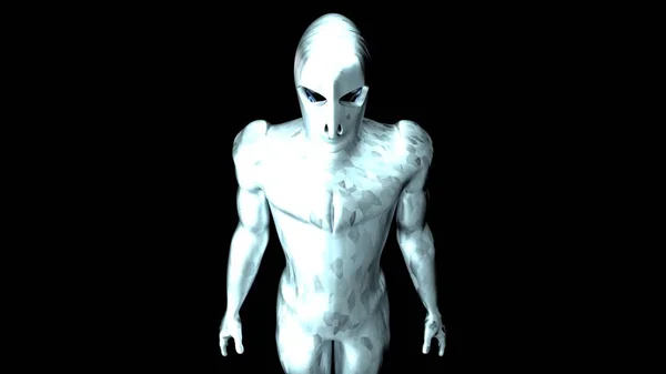 Cyborg gümüş ile karbon ışık 34