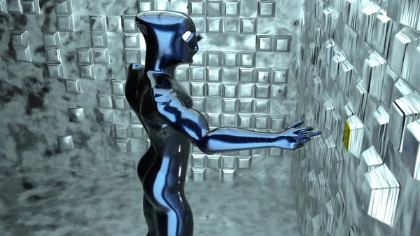 Gelecek. karbon yabancı özel odada onun öğe seçer. 2