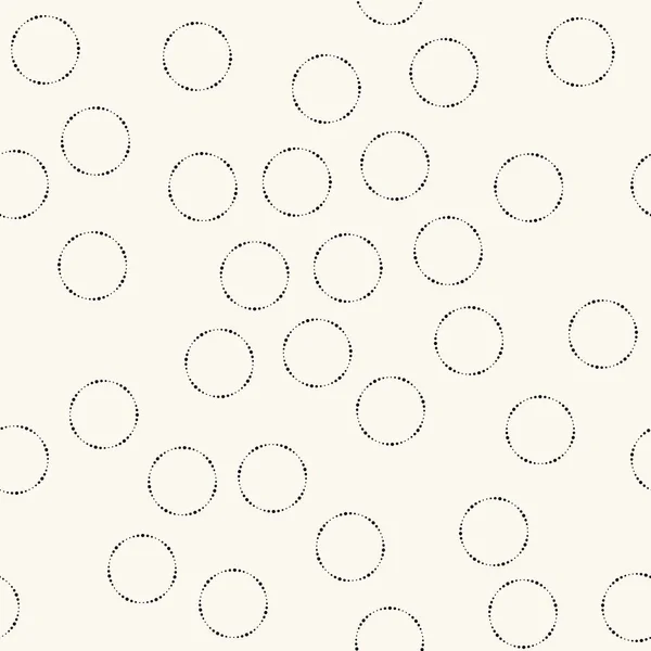 Modèle vectoriel sans couture avec des cercles — Image vectorielle