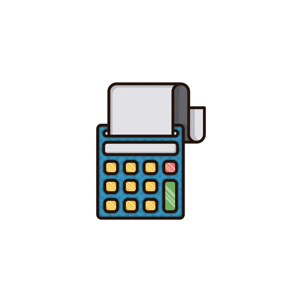 Concepto Icono Plano Vector Contable — Vector de stock