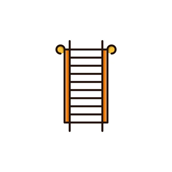 Stairs Icon Vector Illustration — Stock Vector