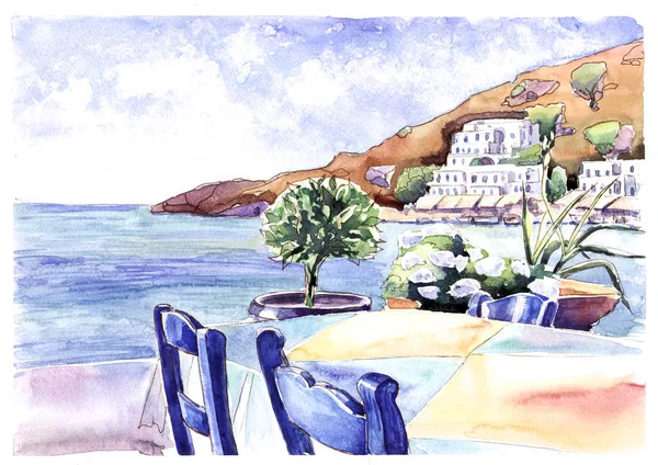 Kafeden Deniz Manzaralı