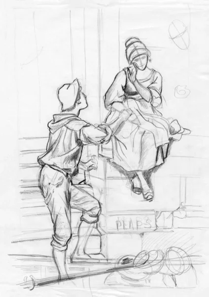 Armut ilk çizimler aşk