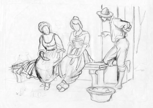 Flört kalem çizimleri