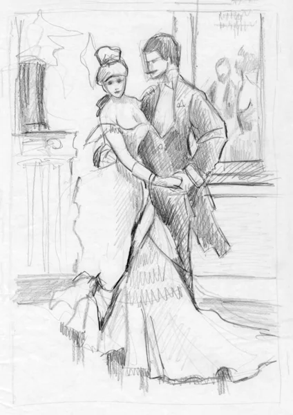 Dans kalem çizimleri